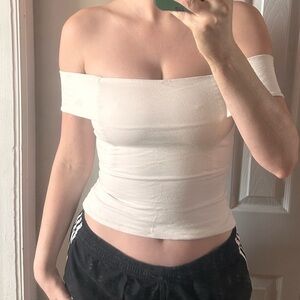 Michelle Mason Off The Shoulder Top